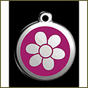 Stainless Steel and Enamel ID Tag