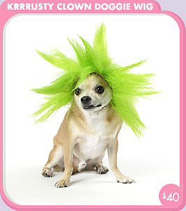 Krrrusty Clown Doggie Dog Wig