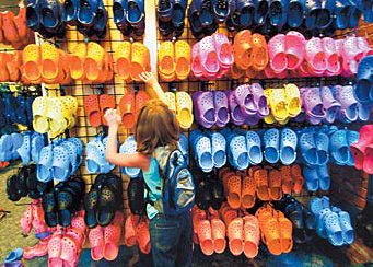 Caution For Croc-Wearing Kids