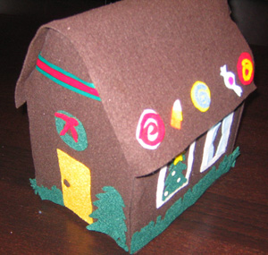 Felt Gingerbread House