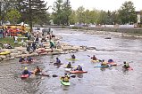 Kayaking in the Truckee River at Wingfield Park