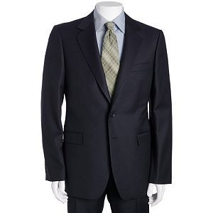 Gucci navy striped wool 2-button suit
