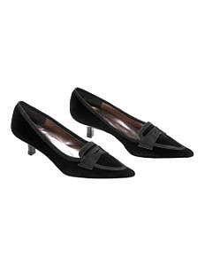 Fall Looks for Work:: Velvet Kitten Heels at Boden