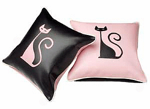 Red Tango Cat Pillows Set