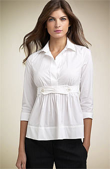 BCBGMAXAZRIA Empire Poplin Shirt - Updated - Nordstrom
