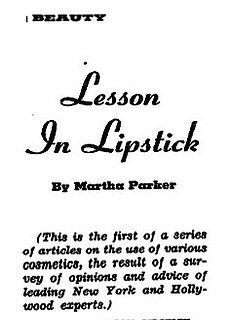 Lipstick Tips From 1944