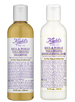 New Product Alert: Kiehl's Rice & Wheat Volumizing Shampoo & Conditioner 
