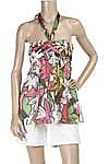 TROPICAL PRINT: Milly halter top - NET-A-PORTER.COM