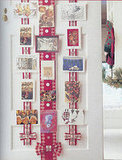 Ribbon Christmas Card Holder