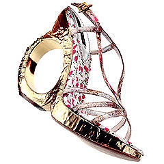 Louis Vuitton Gold Sparklers for your Feet