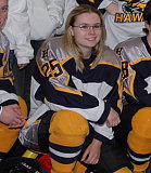 My hair looks stellar after 4 games under a helmet!