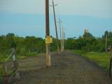 The mine off in the distance