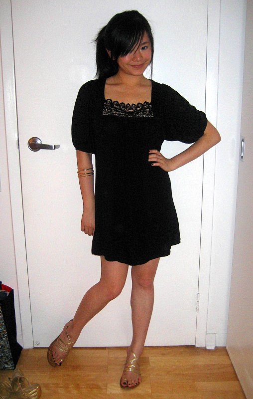 New black sack dress -- Should I keep it?