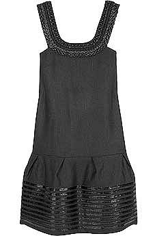 Chloe Raffia Trimmed Dress