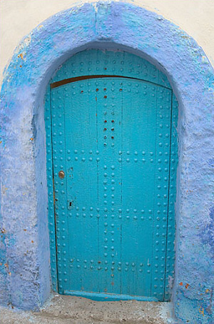 Mediterranean Blue Doors