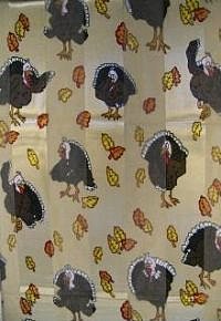 Oblong Satin Thanksgiving Scarf