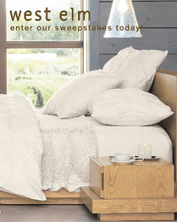 Last Chance! The $5,000 west elm Sweepstakes Ends Sunday!
