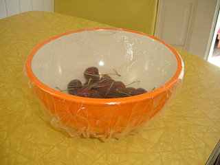 Casa Quickie: Shower Caps as Bowl Covers