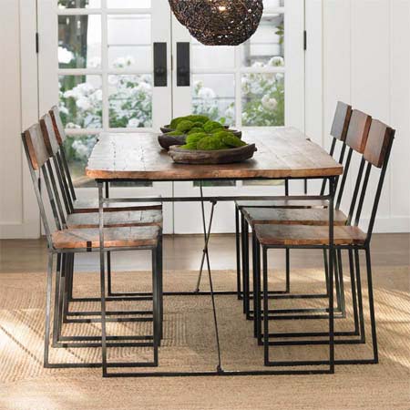 Crave Worthy: VivaTerra Railroad Tie Dining Table 