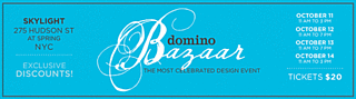 Hey New Yorkers! Going to the Domino Home Bazaar? 