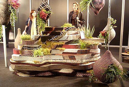 Midday Muse:  Indoor Fabric Garden by Ted Baker and JAM