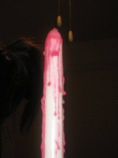 Aside: DIY Bloody Halloween Candles