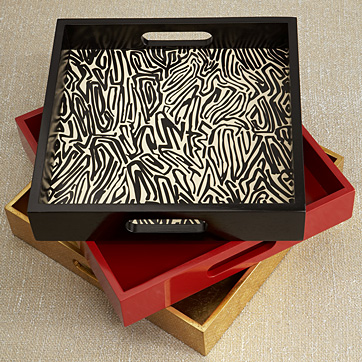 Good, Better, Best: Square Lacquer Trays