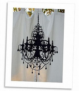 Etsy Find: Chandelier Silhouette Curtains