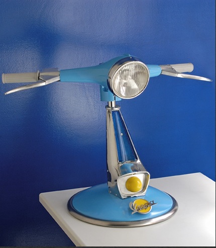 Love It or Hate It? Recycled Vespa Lamp