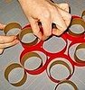DIY: Domino Snowflake Ornaments