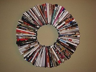 Deck the Haus: Recycled Magazine Wreath