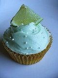 Key Lime Cupcakes with "lime jello salad" frosting