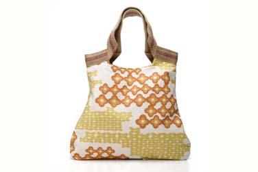 drikaB handmade flowered tote bag available at Delight.com