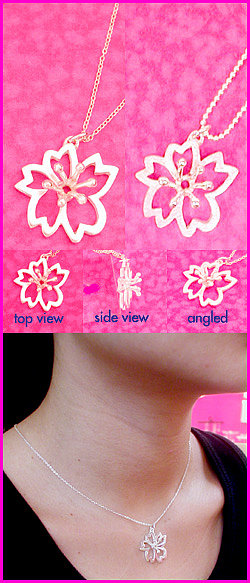 janetjewelry.com: "Sakura" (Cherry Blossom) Necklace