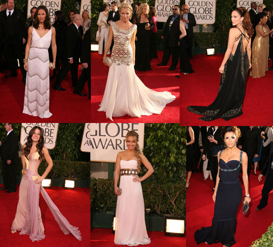 The Golden Globes Red Carpet: Grecian Goddesses