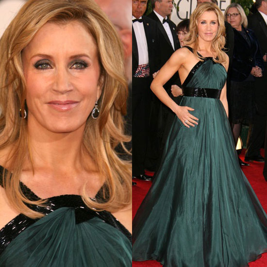 The Golden Globes Red Carpet: Felicity Huffman
