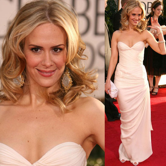 The Golden Globes Red Carpet: Sara Paulson