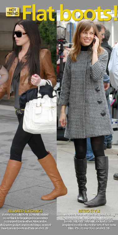 Celebrity Style: Flat Boots For Any Occasion Celebrity Style: Flat Boots For Any Occasion