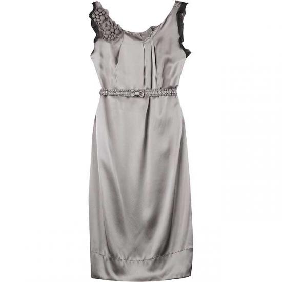 The Look For Less: Vera Wang Charmeuse Shift Dress