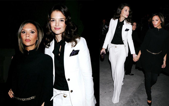 Katie and Posh are a Stylish Couple