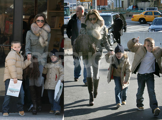 Posh Takes Boys, Warm Neck, to the Park