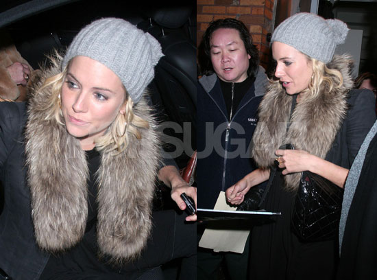 Sienna Miller NOT Making Sienna Miller Scrapbook