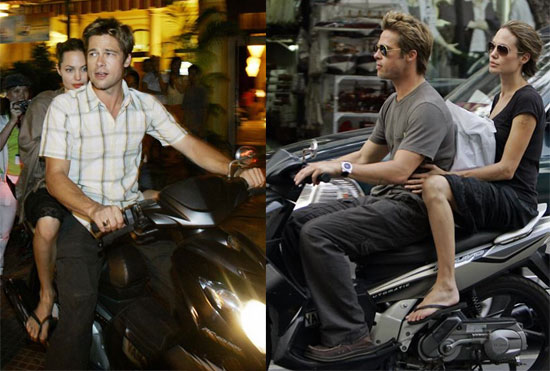 Angelina and Brad's Thanksgiving Tour