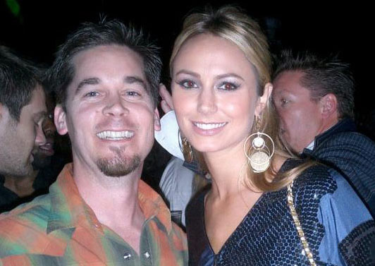 Celebrity Sighting: Super Bowl With Stacy Keibler