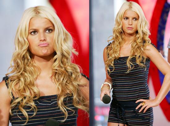 Jessica Simpson visits TRL