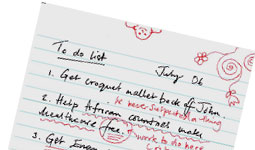 Stressed out? List it!