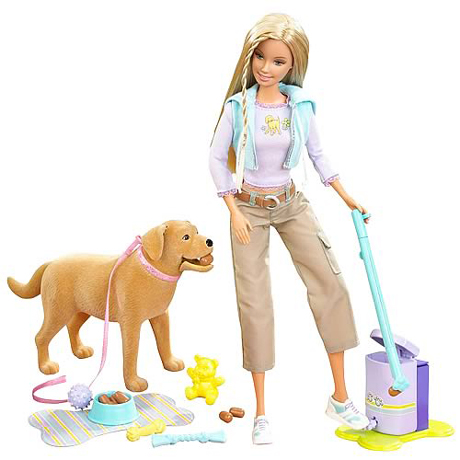Dog-Walking Barbie: Poop NOT Purchased Separately!