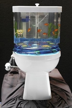 Product of the Day: Fish 'n Flush Toilet Tank