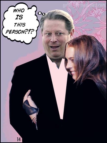 Lindsay Lohan: "Al Gore Will Help Me..."