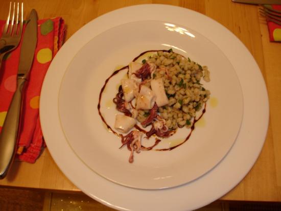 Savory Sights: Squid and Barley Salad